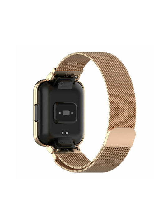 Frame Strap Stainless Steel Rose Gold (Redmi Watch 2 Lite)