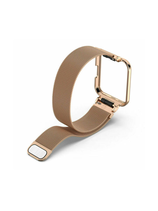 Frame Каишка Неръждаема стомана Розово злато (Redmi Watch 2 Lite - Редми часовник 2 Лайт)