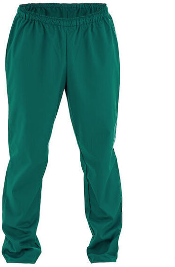 Women's Green Medical Pants Cotton and Polyester