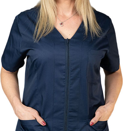 Medizinische Jacke Marineblau