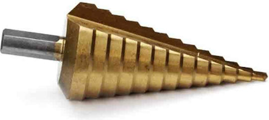 Konischer Bohrer HSS Titan für Metall και Holz 4-39mm