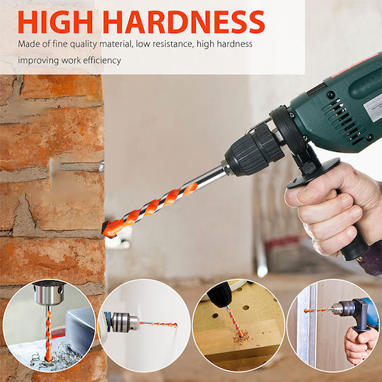 SKS Tools Σετ 5 Τρυπάνια Καρβιδίου με Τρίπλευρο Στέλεχος