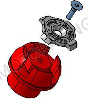 Puig Öldeckel Motorrad Rot 604-00-6164001