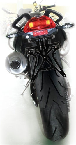 Moto Discovery Foldable Motorcycle License Plate Holder