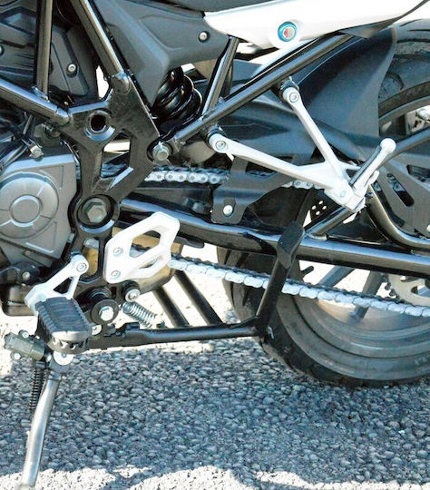 Moto Discovery Double Central Stand Motorcycle in Black Color 313086