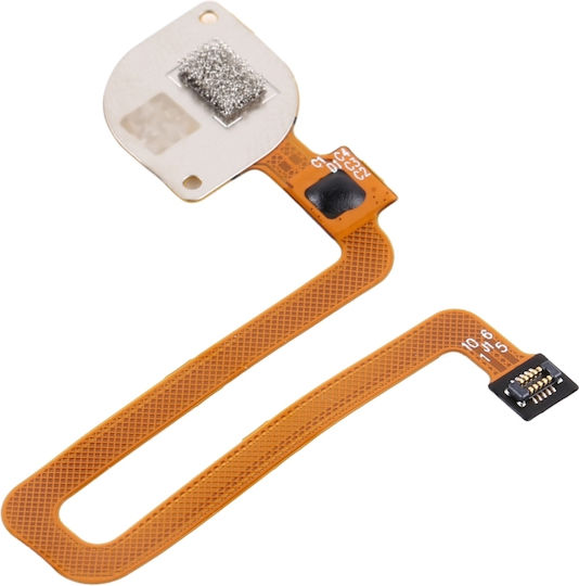 Fingerprint Sensor Flex Καλωδιοταινία με Κεντρικό Πλήκτρο σε Κόκκινο χρώμα για Redmi 9C