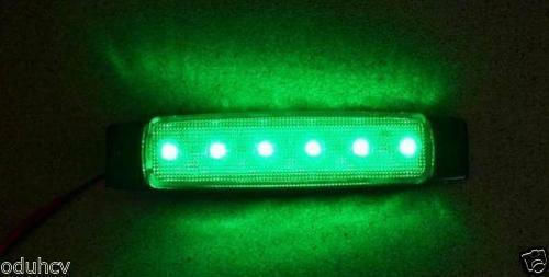 Lumina de Volum a Camionului 12V - Verde L0051G12