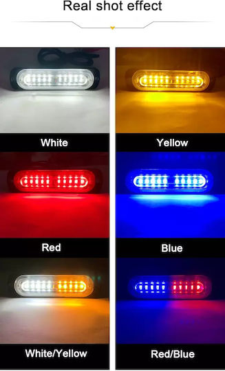 Truck Volume Lights 1pcs 12 / 24V - White 000.230.10190
