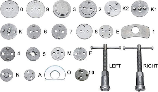 Tool Set 21 Pieces For Bmw Ford Opel VW Alfa Romeo Audi Citroen Honda Jaguar Mazda Mercedes Benz Mitsubishi Nissan Renault Rover Saab Subaru Toyota