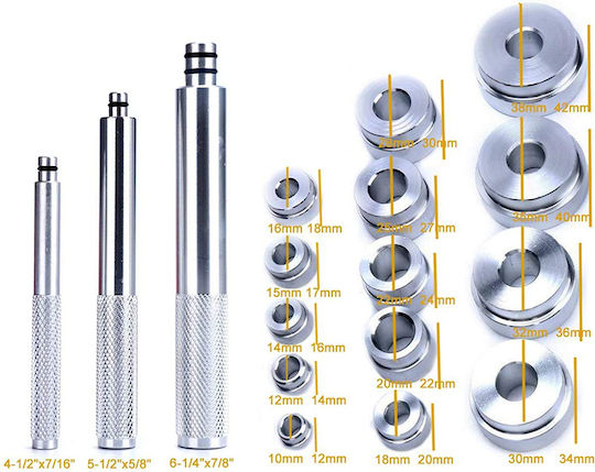 SKS Tools Car Hand Tools Bearing Removal Set 17 Pieces