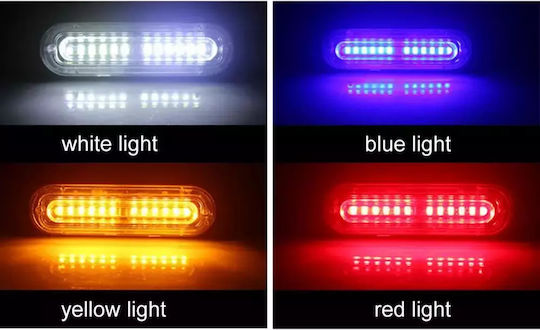 Truck Volume Lights 1pcs 12 / 24V - White 000.230.10190