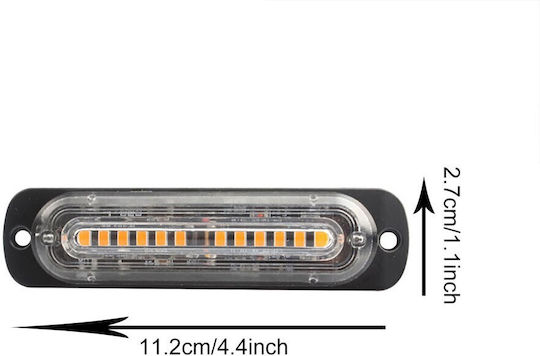 Truck Volume Lights 1pcs 12 / 24V - White 000.230.10190