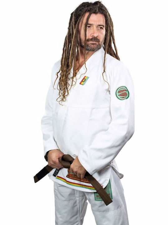 Soiltecnique Bărbați Uniforme Jiu Jitsu brazilian Alb