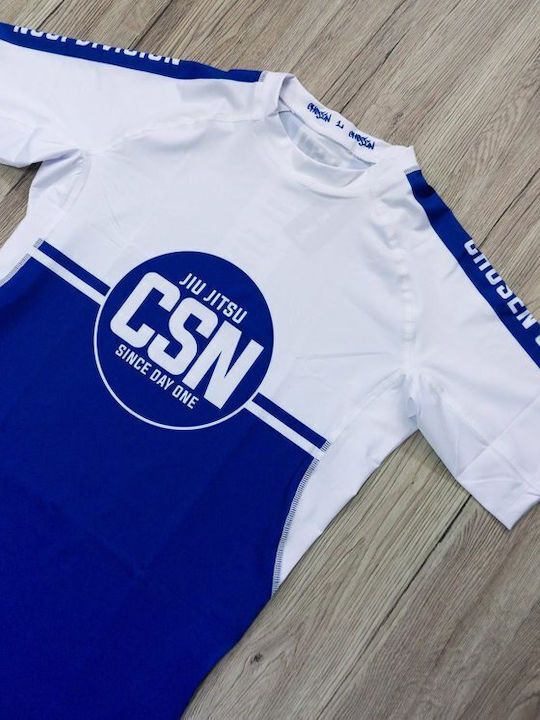 Chosen Short Sleeve Shirt CHRS114 for Jiu-Jitsu Blue