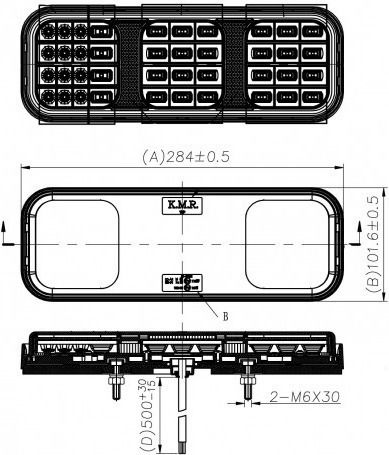 Kamar Trailer Lights Set LED 1Stück