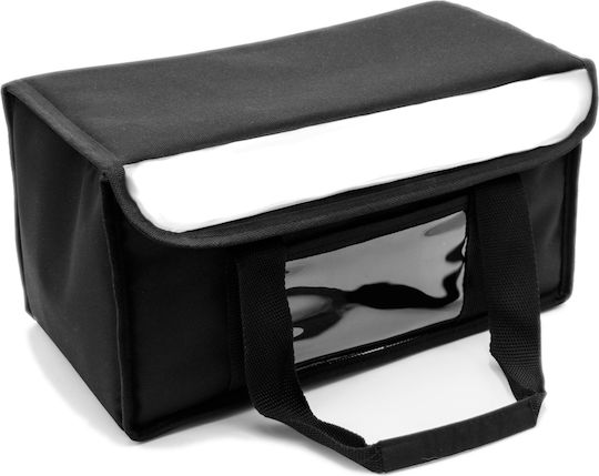 Food Delivery Bag 17lt with Belt 42x20x20cm Black