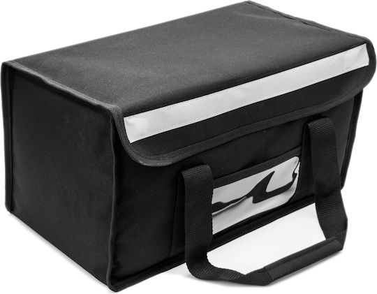 Food Delivery Bag 25lt with Belt 44x25x24cm Black