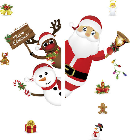 Sticker Display Decorative Christmas 60x90cm 632630 1pcs