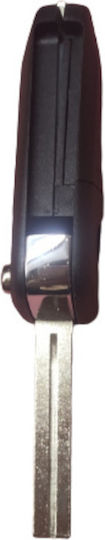 Foldable Car Key Shell with Blade with 3 Buttons for Hyundai / Kia