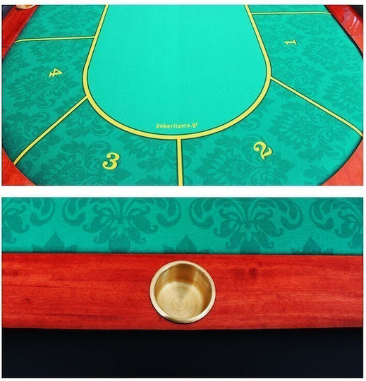 Pokeritems Masa de poker Metalic Pliabil Verde 250x140cm. 1buc