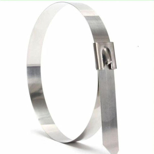 Δεματικά Καλωδίων Πλαστικά 250mmx7.9mm σε Ασημί χρώμα (50τμχ) (40000586)