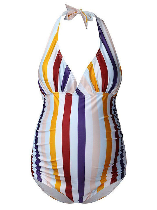 Babykids One Piece Maternity Swimwear White