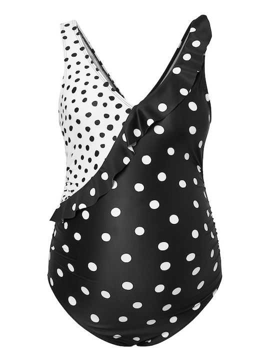 Babykids One Piece Maternity Swimwear Black