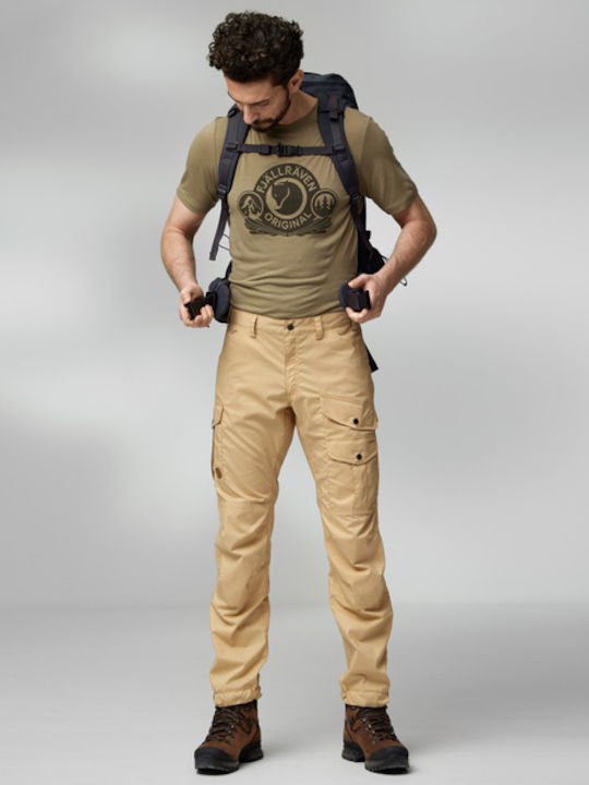 Fjallraven Vidda Pro Lite Ανδρικό Μακρύ Παντελόνι Πεζοπορίας Μπεζ