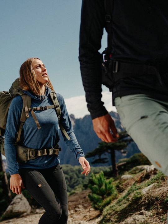 Fjallraven Abisko Ανδρικό Μακρύ Παντελόνι Πεζοπορίας Μπλε