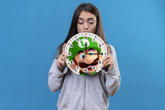Koupakoupa Παιδικό Ρολόι Τοίχου Gaming Ξύλινο 19εκ.