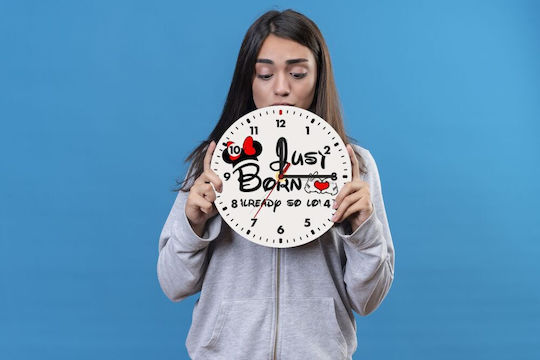 Koupakoupa Ceas de Perete pentru Copii Minnie Lemn 19εκ.