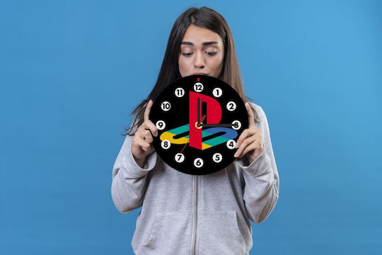 Koupakoupa Kids Wall Clock Gaming Wooden 19cm