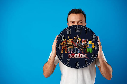 Koupakoupa Kinder Wanduhren Gaming Hölzernes 30cm