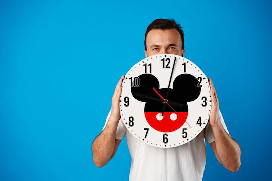 Koupakoupa Детски стенен часовник Mickey Дърво 30εκ.