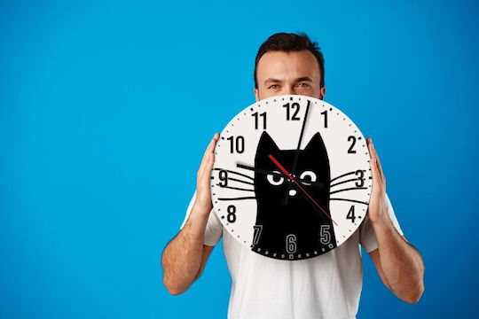 Koupakoupa Kids Wooden Wall Clock 30cm