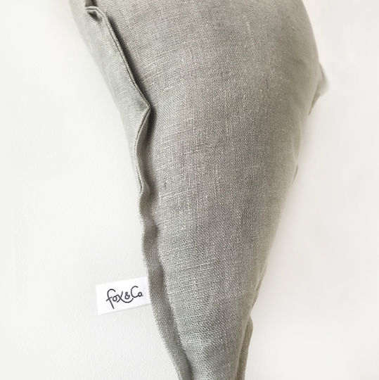 Pernă Decorativă Pentru Leagăn Gri 15x43cm
