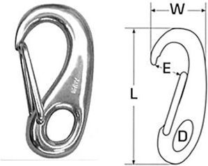 Boat Deck Accessories Hook 50mm
