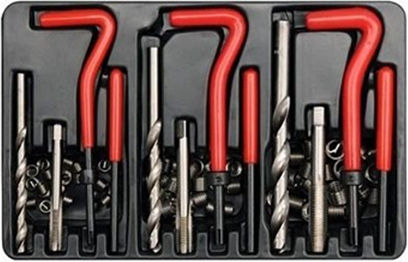 QS-14206 Gewindereparatursatz 10x1.5 / 6x1.00 / 8x1.25mm 84Stück