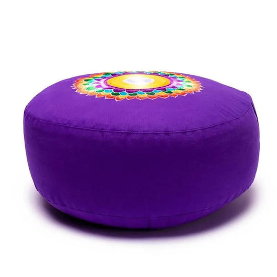 Yogi & Yogini Pernă de yoga în culoarea Violet