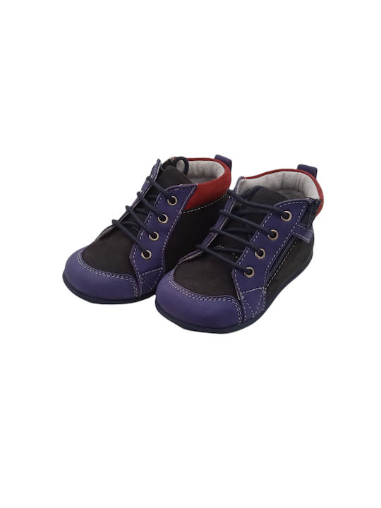 Meridian Kids Boots with Lace Blue