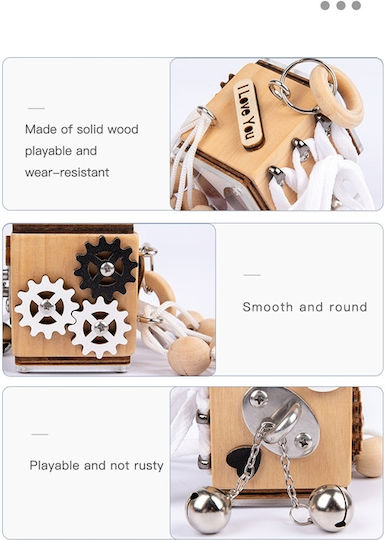 Fidget Cube Ξύλινο Πολύχρωμο