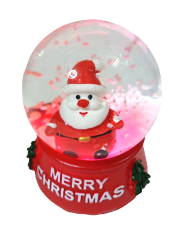 Christmas Snowball Illuminated with Balls 6.5x8.5cm
