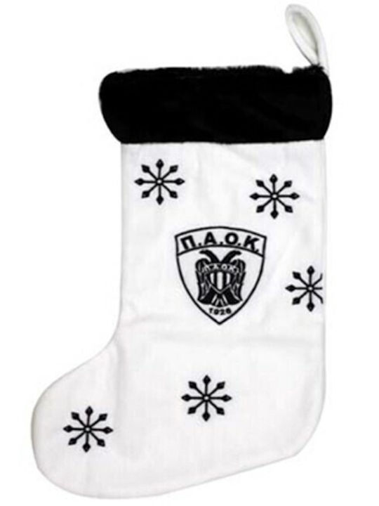 Christmas Decorative Fabric White Socks