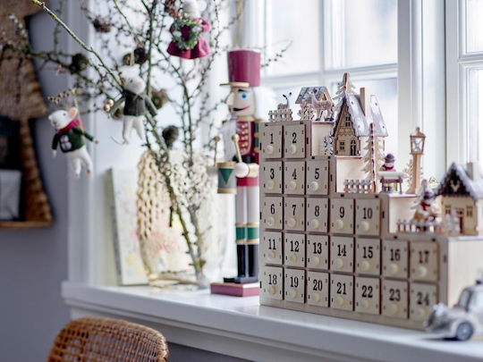 Wooden Christmas Nutcracker 38cm Green