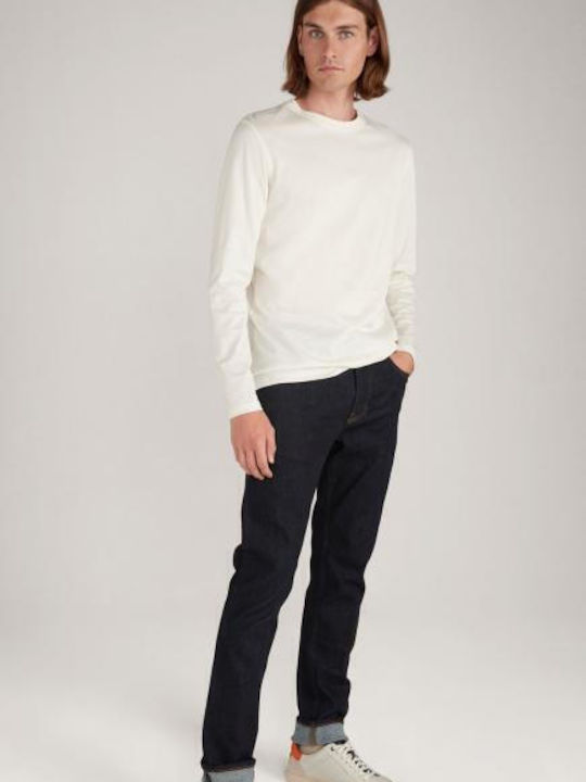 Mitch Men's Elastic Jeans Pants With Slim Narrow Fit Navy Blue