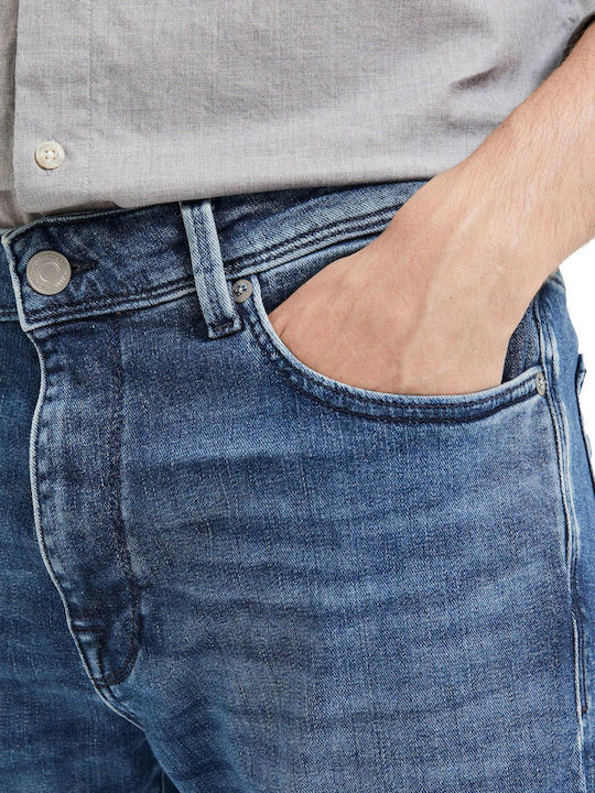 Men's Jeans Pants Elastic with Slim Fit Blue
