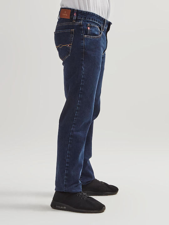 Unipol Men's Jeans Pants in Regular Fit Navy Blue