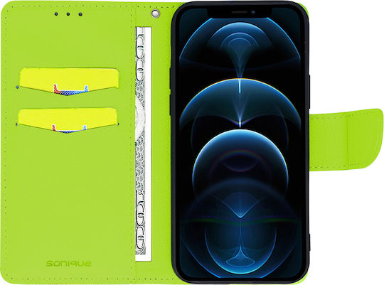 Sonique Buchen Sie Synthetisches Leder Marineblau (Realme C33)