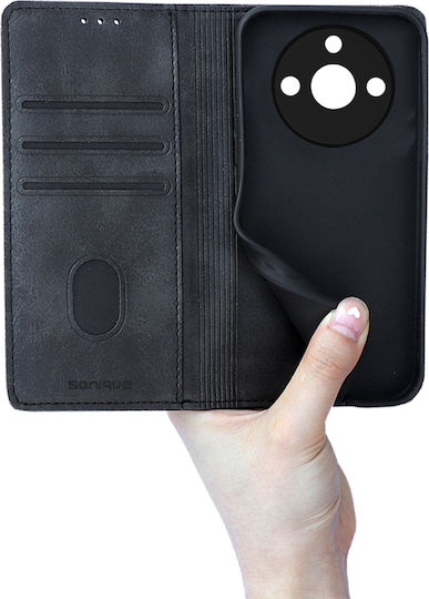 Sonique Book Piele artificială Negru (Realme 11 Pro / 11 Pro+)