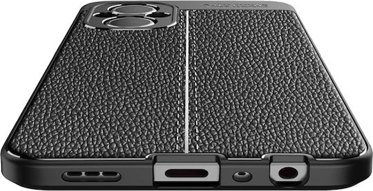 Litchi Texture Back Cover Σιλικόνης Μαύρο (OnePlus NordTCL 20L / 20L+ / 20 5G / 20S)